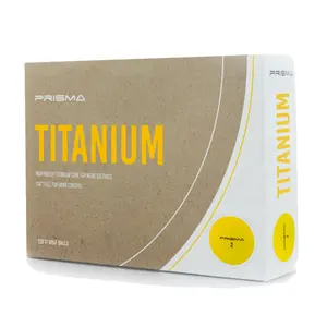 Sada 12 golfových míčků Prisma Titanium (x12)
