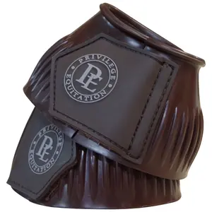 601025-marron-ett-par-tjocka-skrapklockor-for-hastar-privilege-equitation-brun