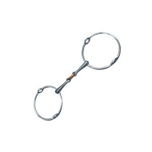 440520-inox-cuivre-large-ring-double-break-bit-for-horses-privilege-equitation-stainless-steel-copper