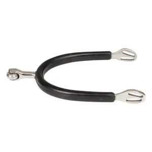 Pferde-Sporen mit runder Kugel und Gummiüberzug Pro-Light