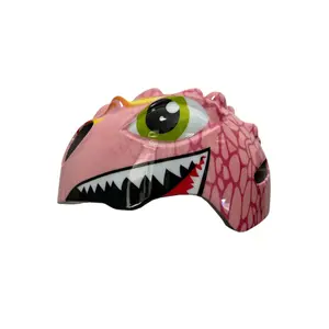 Casque fille Pro Sport Lights Dino image-1