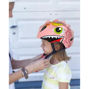 Casque fille Pro Sport Lights Dino image-3