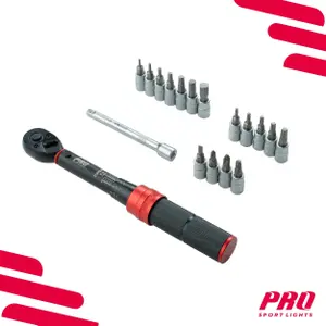 Clé dynamométrique 16 embouts compacte Pro Sport Lights image-1