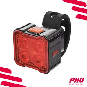 Front and Rear LED Light Pro Sport Lights 260 et 40 lumens image-2