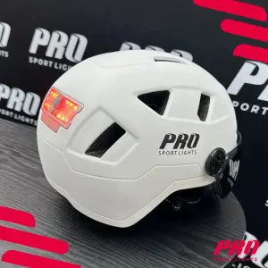 Medium Helmet with Visor and Ear Covers Pro Sport Lights Speed Pedelec image-2
