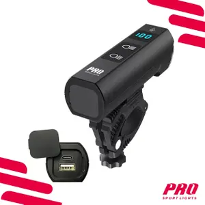 Front Light Kit and Rear Light Pro Sport Lights 1300 et 120 lumens image-4