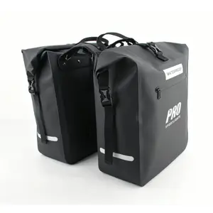 Waterproof Rear Pannier with Reflectors Pro Sport Lights image-0