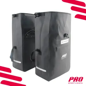 Waterproof Rear Pannier with Reflectors Pro Sport Lights image-3