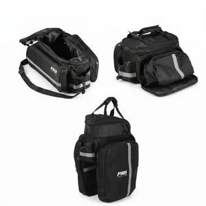 Waterproof Rear Pannier with Rain Cover Pro Sport Lights image-1