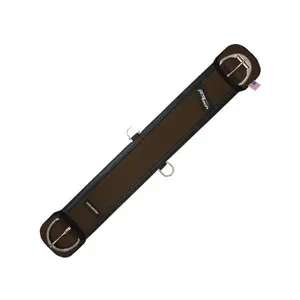 Sottopancia Da Dressage HORZE Dallas – Morbido Tessuto Hibiscus – Nero – Misura 65 – Con Roller In Acciaio Inox