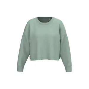 Damen Cropped Rundhals-Sweatshirt Proact image-0