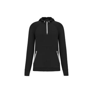 pa360-black-felpa-con-cappuccio-a-1-4-di-zip-proact-nero