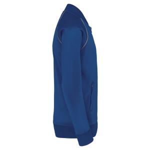 pa385-darkroyalblue-trainingsjack-met-ritssluiting-en-biezen-voor-kinderen-proact-donker-koningsblauw