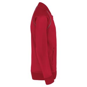 pa385-sportyred-trainingsjack-met-ritssluiting-en-biezen-voor-kinderen-proact-sportief-rood