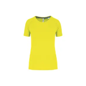 T-shirt desportiva de gola redonda reciclada para mulher Proact image-0