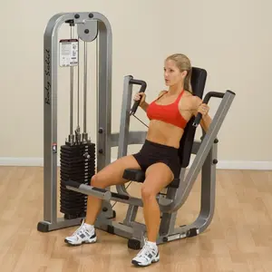 Chest press machine with weight stack 140 kg ProClubLine image-1