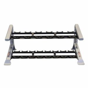 sdkr500sd-2-level-saddle-dumbbell-storage-rack-proclubline-black-grey-one-size