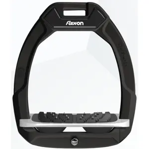 Étriers de sécurité d’équitation Incliné Grip Anthracite/Gris/Noir Flex-On Safe-On