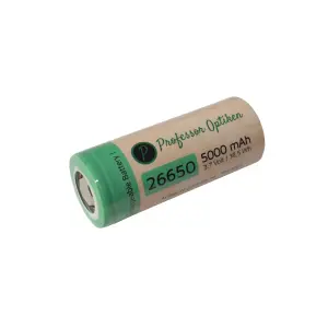 Battery Professor Optiken Accu Lilo 26650