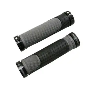 Pair of dual density mountain bike grips Progrip 997 open end lock on image-0