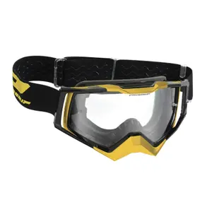 Maschera motocross schermo trasparente sensibile alla luce anti-graffio/anti U.V./anti-appannamento Progrip 3309 TR Rapid Homologue CE-EN-N° AC-96025 REV.2 image-0