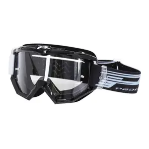 Anti-repor/anti-U.V. transparent skärm motorcykel cross goggle kompatibel med receptbelagda glasögon Progrip 3201 Atzaki image-0