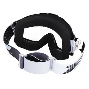 Anti-repor/anti-U.V. transparent skärm motorcykel cross goggle kompatibel med receptbelagda glasögon Progrip 3201 Atzaki image-1