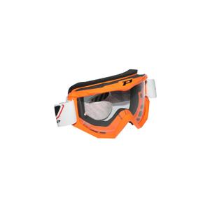 Lunettes moto cross écran transparent anti-rayures-anti U.V. compatible avec port lunettes de vue Progrip 3201 Atzaki (Homologue Ac-10170) image-1