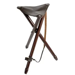 Wooden Tripod with Leather Seat ProHunt Tristan image-0