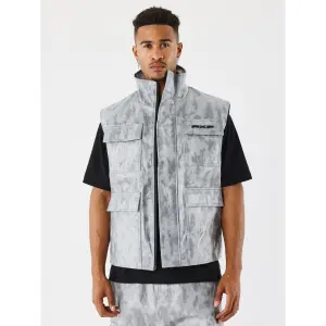 Vest uden ærmer med lommere erosion Project X Paris image-0