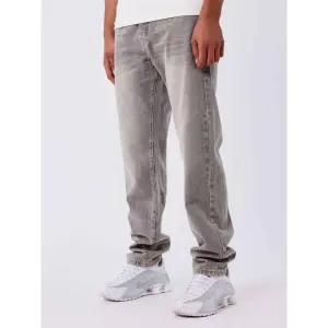 Ausgewaschene gerade Jeans Project X Paris image-1