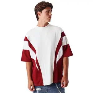 Camiseta extensível com painéis contrastantes Project X Paris image-1