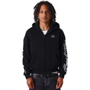 Zip-up hoodie Project X Paris Caligraphy image-1