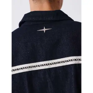 Bi-Material Crochet Shirt Jacket Project X Paris image-5