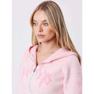 Women's zip-up hooded jacket Project X Paris Fluffy image-5