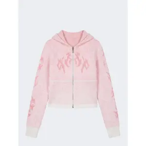 Women's zip-up hooded jacket Project X Paris Fluffy image-0