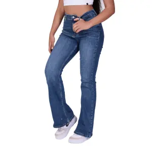 Γυναικείο Flare Jeans Project X Paris Basic image-0