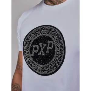 T-shirt com emblema com logótipo em strass Project X Paris image-3