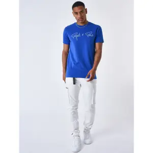 T-shirt basic broderie Project X Paris Signature image-1