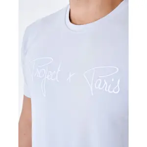 Basic logo embroidery T-shirt Project X Paris image-5