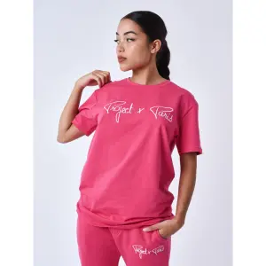 Logo borduurwerk T-shirt Project X Paris Basic image-2