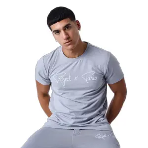 T-shirt broderie logo Project X Paris Basic image-3