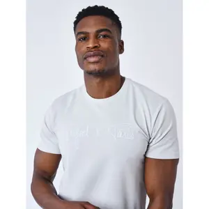 Maglietta basic a maniche corte con logo ricamato Project X Paris image-4