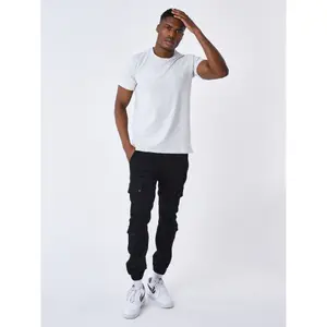 Maglietta basic a maniche corte con logo ricamato Project X Paris image-2