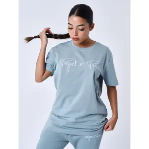 Camiseta con logotipo bordado Project X Paris Basic image-3