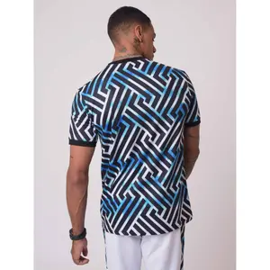 Triple embroidered checkered lapel T-shirt Project X Paris image-3