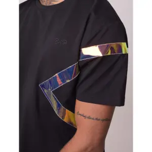 T-shirt com riscas iridescentes Project X Paris image-4