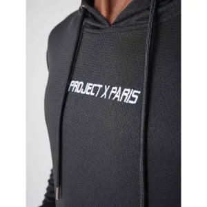 Basic Kapuzen-Sweatshirt aus Mesh Project X Paris image-4