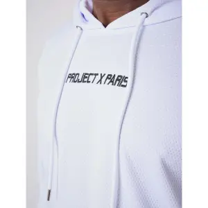 Basic Kapuzen-Sweatshirt aus Mesh Project X Paris image-4