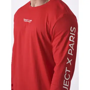 Basic T-shirt lange mouw Project X Paris image-4